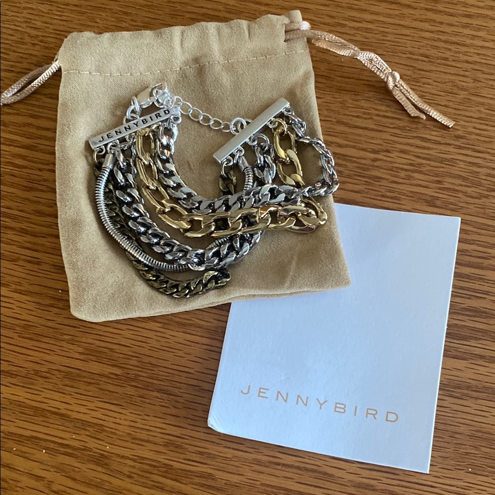 Jenny Bird Mixed Metal Chain Bracelet